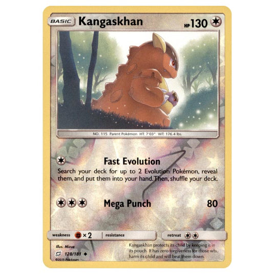 Pokemon - Sun & Moon - Team Up - Kangaskhan - 128/181 - (Reverse Holo)