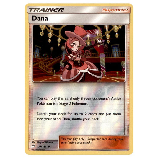 Pokemon - Sun & Moon - Team Up - Dana - 137/181 - (Reverse Holo)