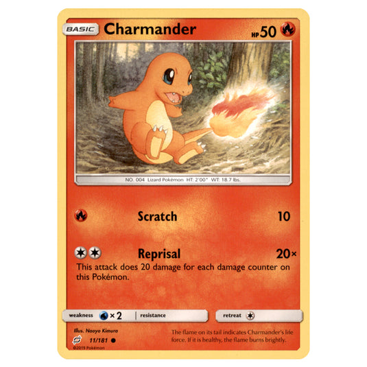 Pokemon - Sun & Moon - Team Up - Charmander - 11/181