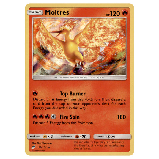 Pokemon - Sun & Moon - Team Up - Moltres - 19/181