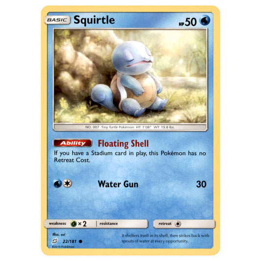 Pokemon - Sun & Moon - Team Up - Squirtle - 22/181