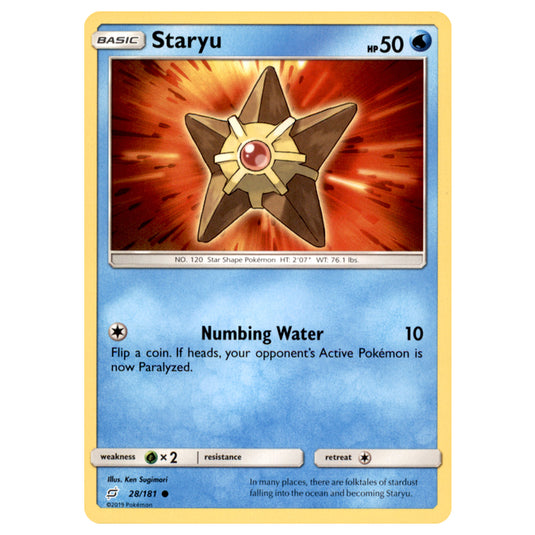 Pokemon - Sun & Moon - Team Up - Staryu - 28/181