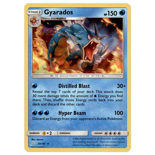 Pokemon - Sun & Moon - Team Up - Gyarados - 30/181