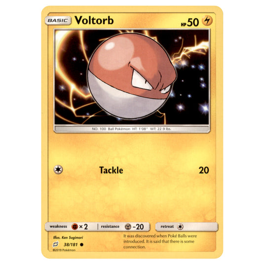 Pokemon - Sun & Moon - Team Up - Voltorb - 38/181