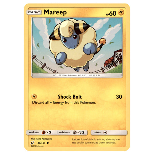 Pokemon - Sun & Moon - Team Up - Mareep - 41/181