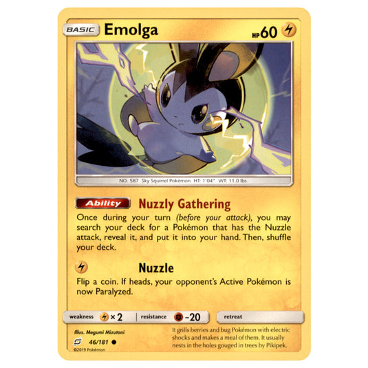 Pokemon - Sun & Moon - Team Up - Emolga - 46/181