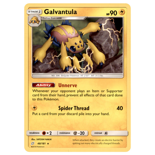 pokemon galvantula card Pokemon - Sun & Moon - Team Up - Galvantula