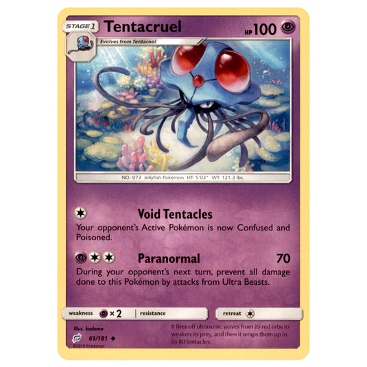 Pokemon - Sun & Moon - Team Up - Tentacruel - 61/181