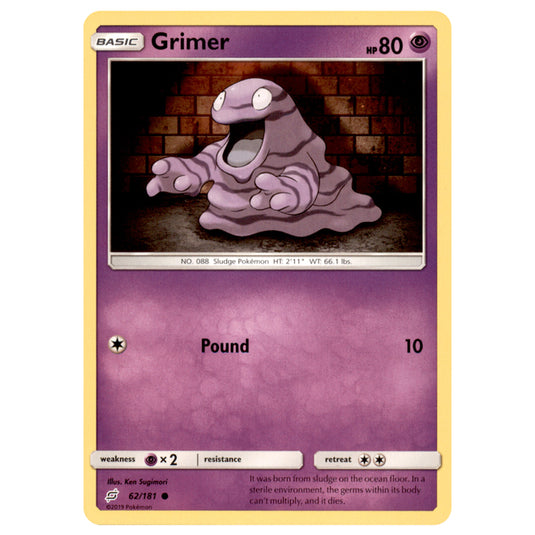 Pokemon - Sun & Moon - Team Up - Grimer - 62/181