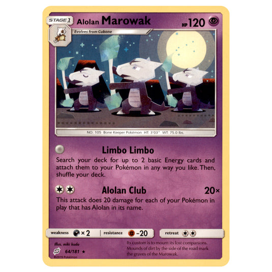 Pokemon - Sun & Moon - Team Up - Alolan Marowak - 64/181