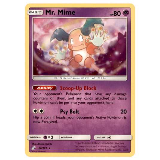 Pokemon - Sun & Moon - Team Up - Mr. Mime - 66/181