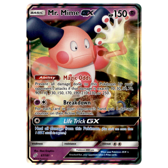 Pokemon - Sun & Moon - Team Up - Mr. Mime-GX - 67/181