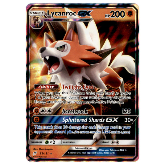 Pokemon - Sun & Moon - Team Up - Lycanroc-GX - 82/181