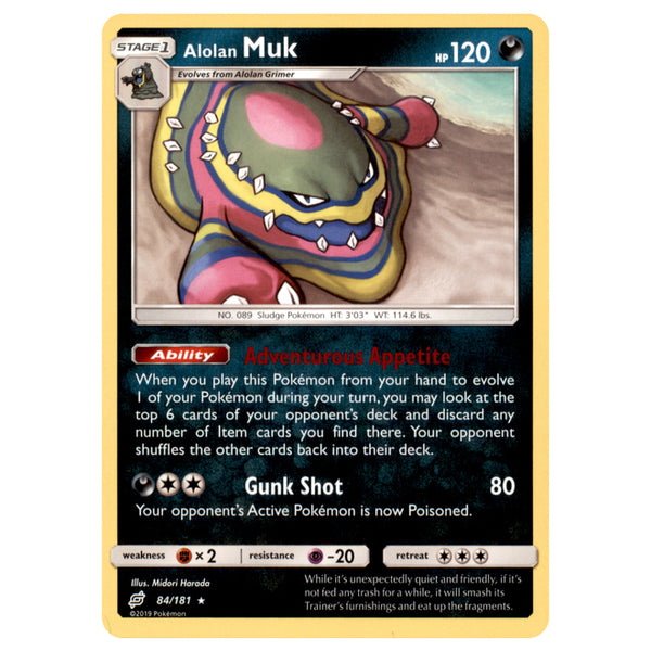 Pokemon - Sun & Moon - Team Up - Alolan Muk