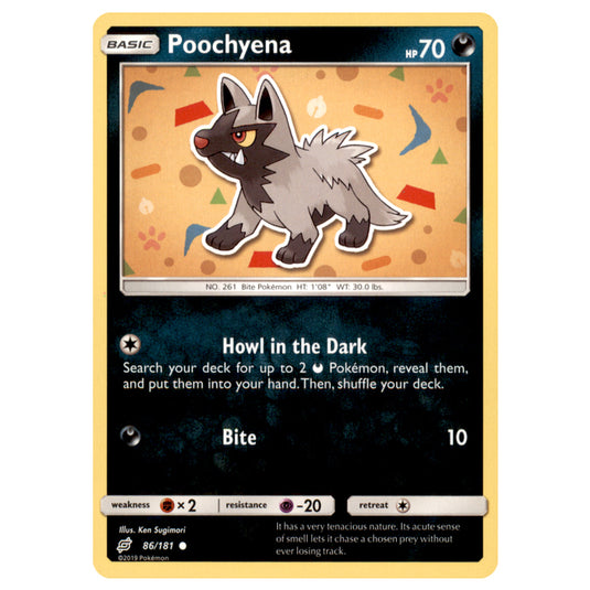 Pokemon - Sun & Moon - Team Up - Poochyena - 86/181