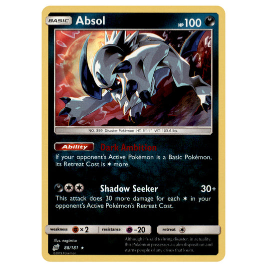 Pokemon - Sun & Moon - Team Up - Absol - 88/181