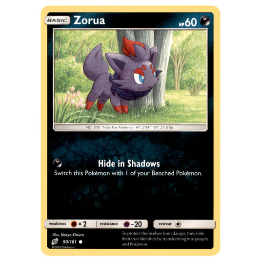 Pokemon - Sun & Moon - Team Up - Zorua - 90/181 Pokemon - Sun & Moon - Team Up - Zorua - 90/181