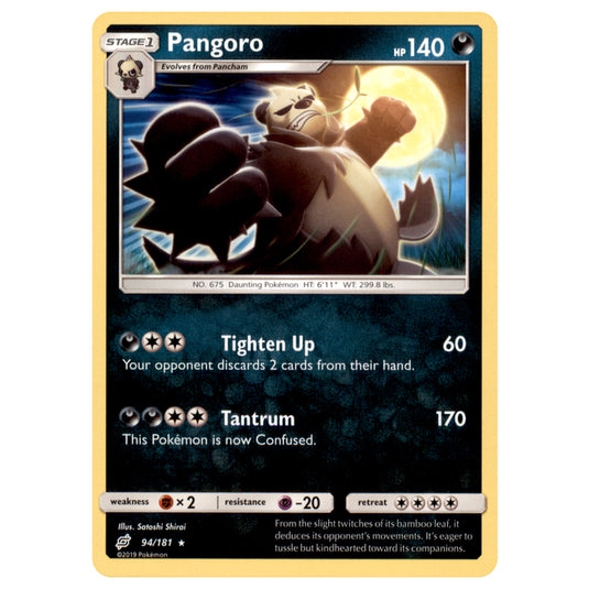 Pokemon - Sun & Moon - Team Up - Pangoro - 94/181