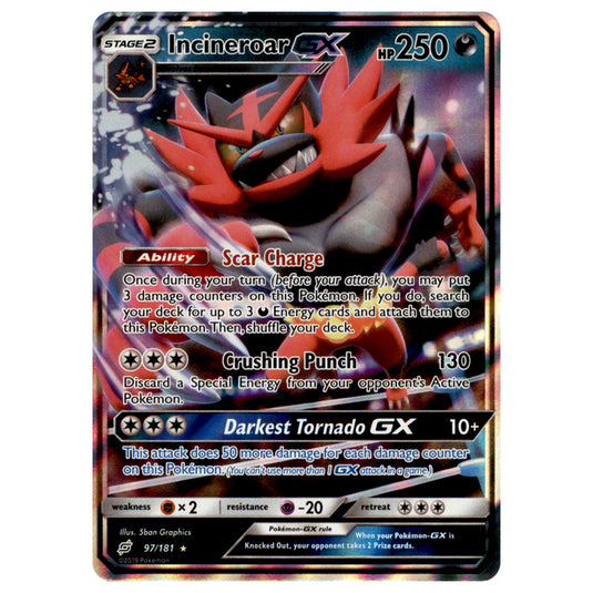 Pokemon - Sun & Moon - Team Up - Incineroar-GX - 97/181