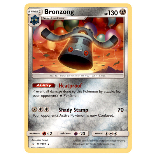 Pokemon - Sun & Moon - Team Up - Bronzong - 101/181