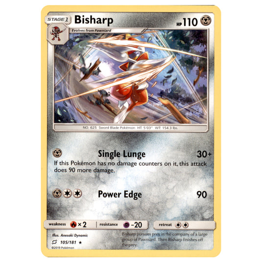 Pokemon - Sun & Moon - Team Up - Bisharp - 105/181