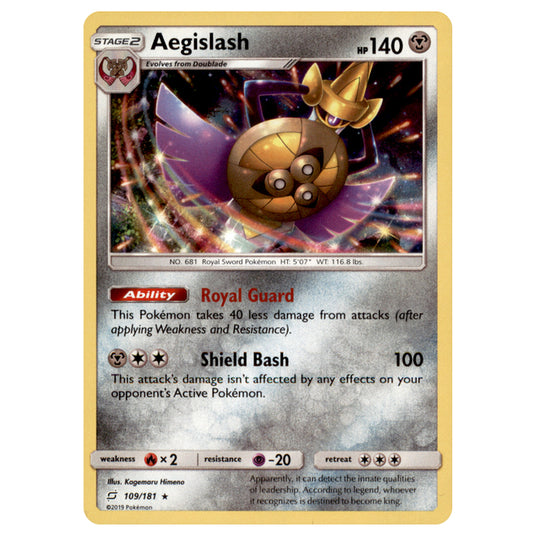 Pokemon - Sun & Moon - Team Up - Aegislash - 109/181