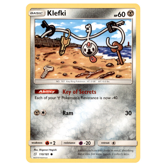 Pokemon - Sun & Moon - Team Up - Klefki - 110/181