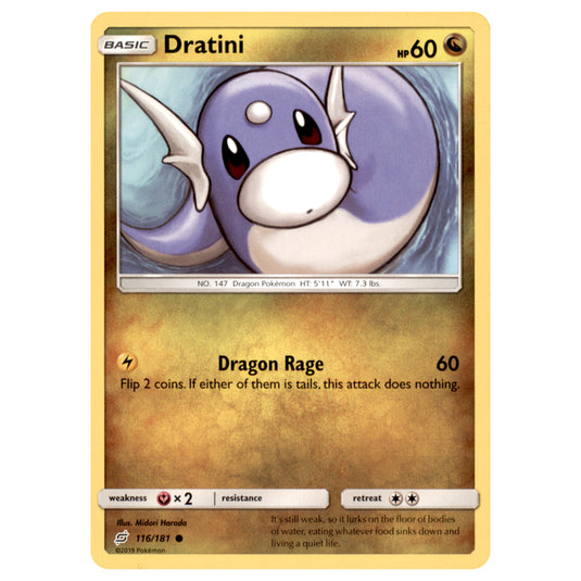 Pokemon - Sun & Moon - Team Up - Dratini - 116/181