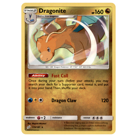 Pokemon - Sun & Moon - Team Up - Dragonite - 119/181