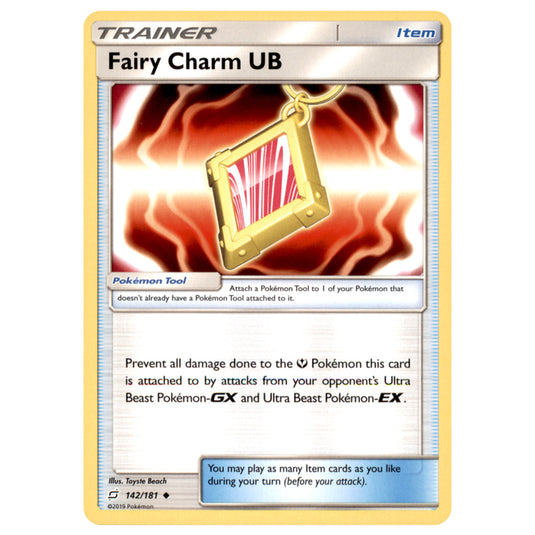 Pokemon - Sun & Moon - Team Up - Fairy Charm UB - 142/181