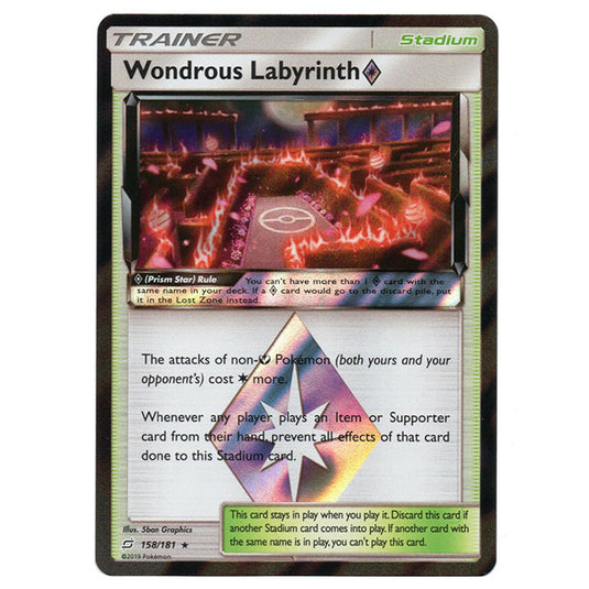 Pokemon - Sun & Moon - Team Up - Wondrous Labyrinth (Prism Star) - 158/181