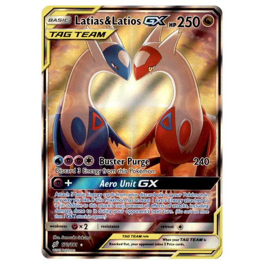 Pokemon - Sun & Moon - Team Up - Latias & Latios-GX (Full Art) - 170/181