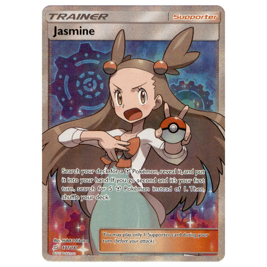 Pokemon - Sun & Moon - Team Up - Jasmine (Full Art) - 177/181