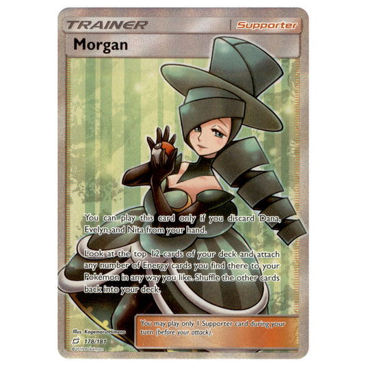 Pokemon - Sun & Moon - Team Up - Morgan (Full Art) - 178/181