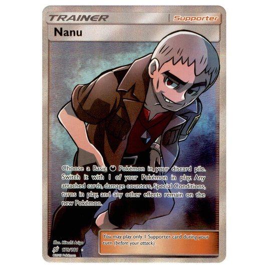 Pokemon - Sun & Moon - Team Up - Nanu (Full Art) - 179/181