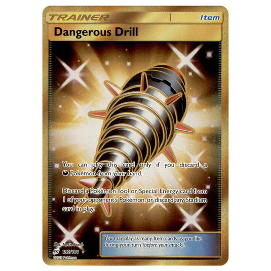 Pokemon - Sun & Moon - Team Up - Dangerous Drill (Secret Rare) - 192/181