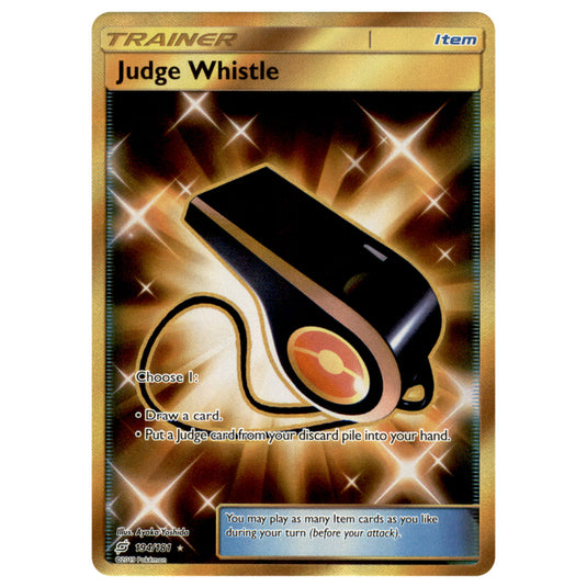 Pokemon - Sun & Moon - Team Up - Judge Whistle (Secret Rare) - 194/181