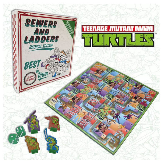 Teenage Mutant Ninja Turtles - Sewers And Ladders Board Game