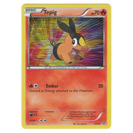 Pokemon - Black & White - BW Black Star Promos - Tepig - BW02