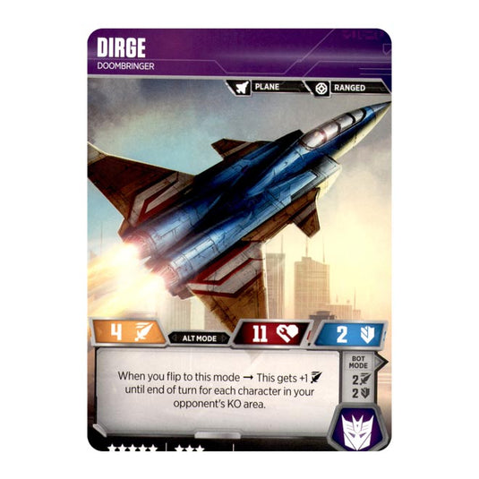 Transformers - Rise of the Combiners - Dirge  - UT022