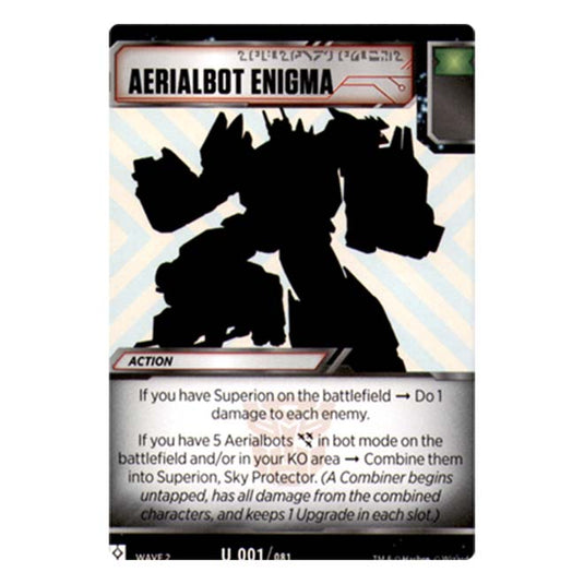 Transformers - Rise of the Combiners - Aerialbot Enigma - UT001