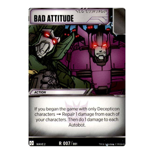 Transformers - Rise of the Combiners - Bad Attitude - RT007