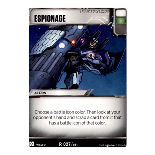 Transformers - Rise of the Combiners - Espionage - RT027