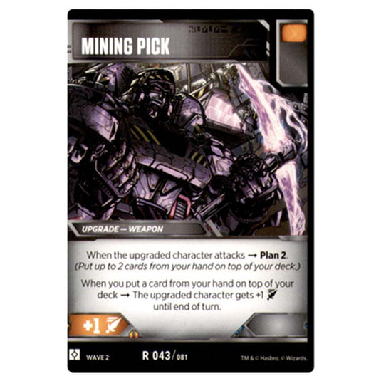 Transformers - Rise of the Combiners - Mining Pick - RT043