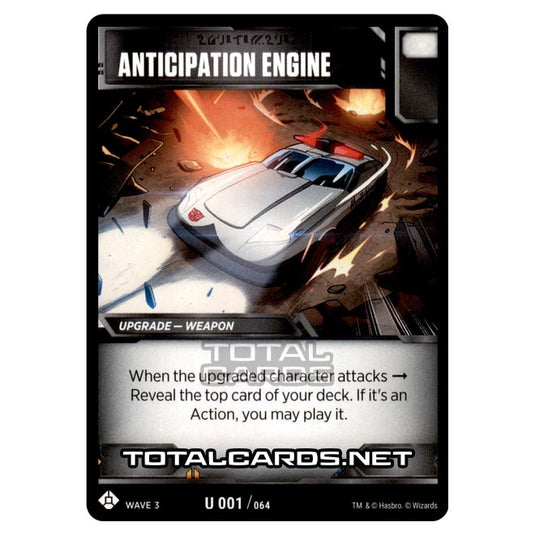 Transformers - War for Cybertron Siege I - Anticipation Engine - U001