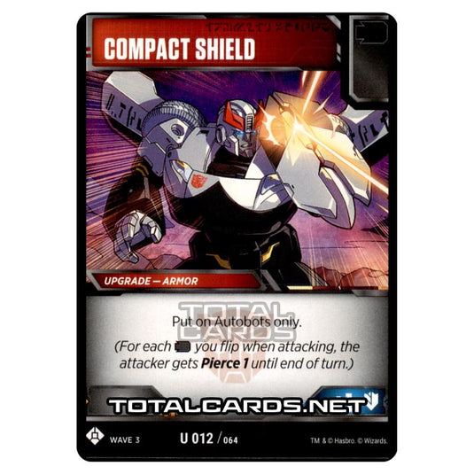 Transformers - War for Cybertron Siege I - Combat Shield - U012