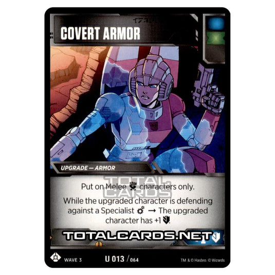 Transformers - War for Cybertron Siege I - Covert Armor - U013