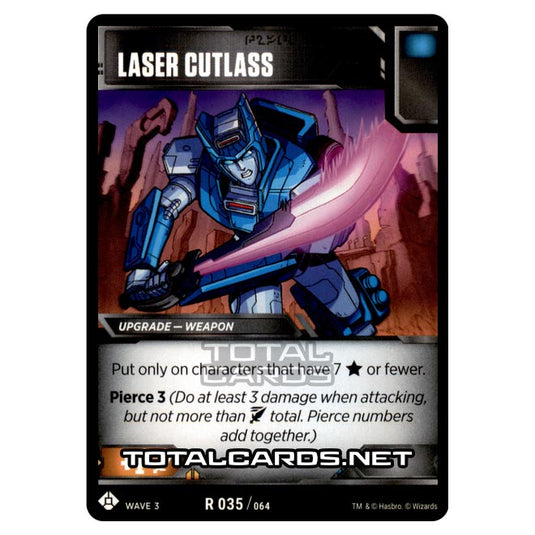 Transformers - War for Cybertron Siege I - Laser Cutlass - R035