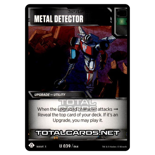 Transformers - War for Cybertron Siege I - Metal Detector - U039