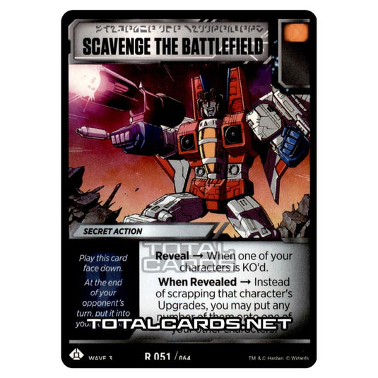 Transformers - War for Cybertron Siege I - Scavenge the Battlefield - R051